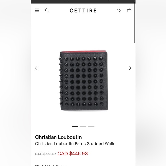 Christian Louboutin coin / card purse - Picture 4 of 4